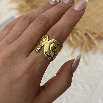 Brass Cuff Open Rings LS-KK-CBA8D1E-03B-G-1