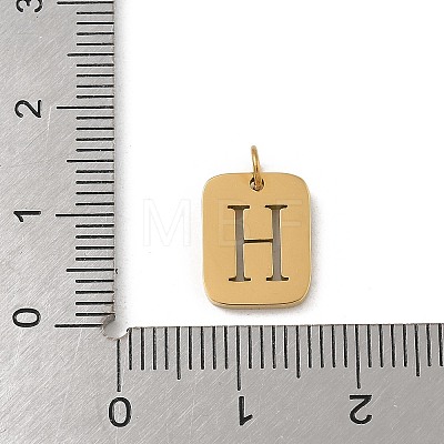 304 Stainless Steel Charms STAS-R001-01G-H-1