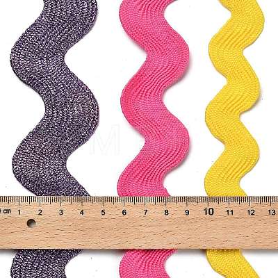 Polyester Wavy Fringe Trim Ribbon OCOR-XCP0002-35-1