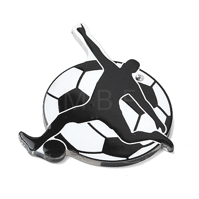 Printed Acrylic Pendants OACR-T032-01H-1
