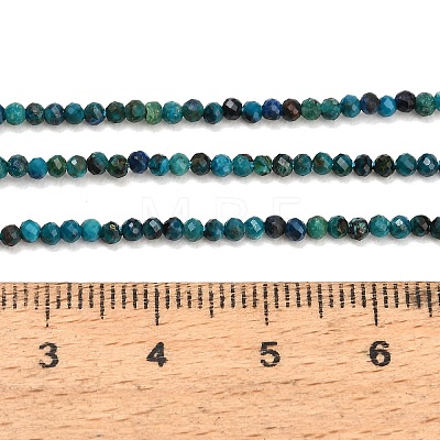 Natural Chrysocolla Beads Strands GG-CBA77FB-B12-2mm-1