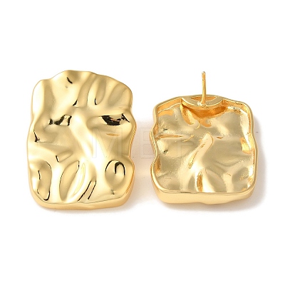 Rack Plating Brass Stud Earrings EJEW-B062-24G-1