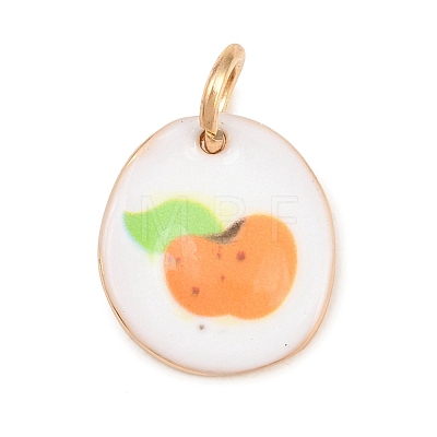 304 Stainless Steel Enamel Pendants STAS-L312-03G-01-1