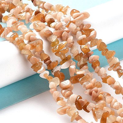 Natural Pink Aventurine Beads Strands G-E607-A13-1