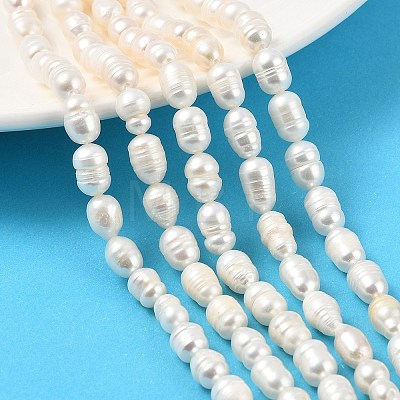 Natural Cultured Freshwater Pearl Beads Strands PEAR-I007-01B-03B-1