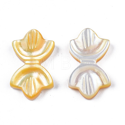 Natural Yellow Shell Beads SSHEL-S258-105B-1
