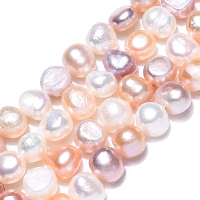 Natural Cultured Freshwater Pearl Beads Strands PEAR-T003-10-1