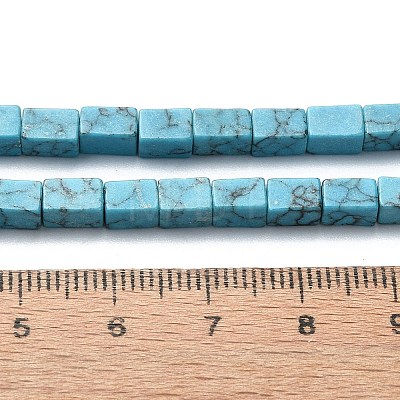 Synthetic Turquoise Beads Strands G-C135-F03-01-1