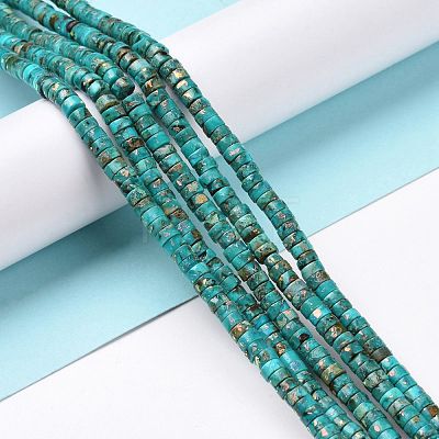 Synthetic Imperial Jasper & Opal Beads Strands G-E185-05-1