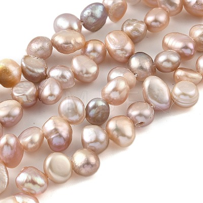 Natural Cultured Freshwater Pearl Beads Strands PEAR-A006-19A-1