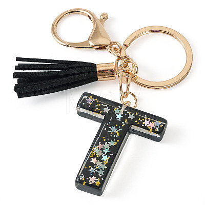 1Pc Resin Letter Keychains KEYC-TADJ0001-09T-1