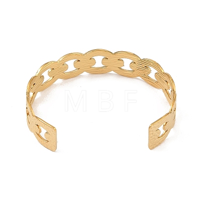 Hollow Wide Version Open Cuff Bangles BJEW-U006-03G-03-1