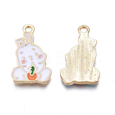 Alloy Enamel Pendants PALLOY-N170-031C-NR-1