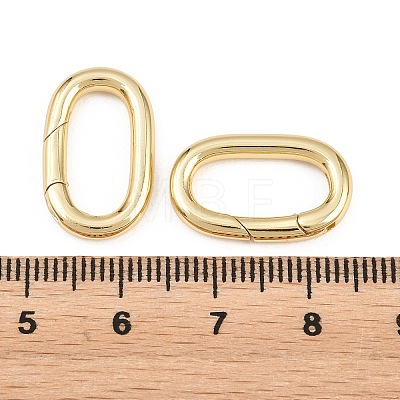 Brass Spring Gate Rings KK-H292-58A-G-1