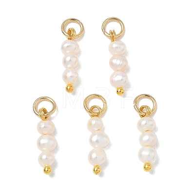 Natural Cultured Freshwater Pearl Pendants PALLOY-JF05479-1