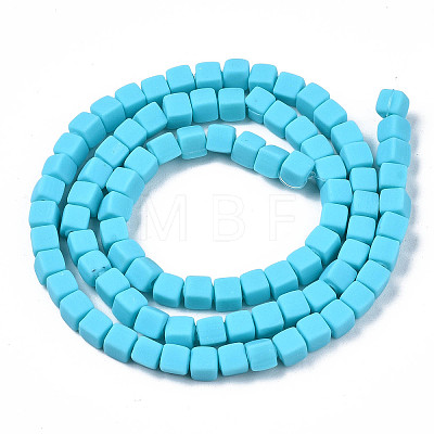 Handmade Polymer Clay Beads Strands X-CLAY-N008-061-05-1