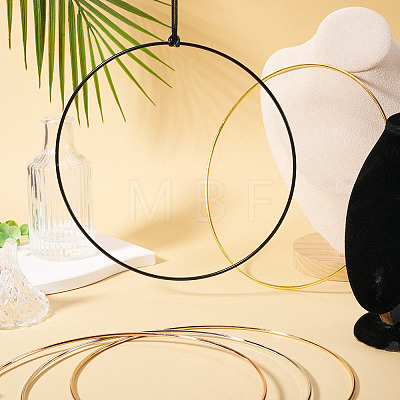 5Pcs 5 Colors Iron Rings FIND-TA0011-05-1