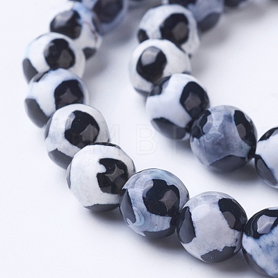 Natural Grade A Agate Beads Strands G-G752-06-6mm-1