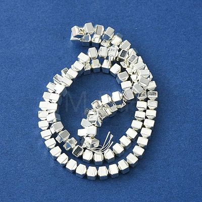 Electroplated Synthetic Non-Magnetic Hematite Beads Strands G-H020-I01-04-1