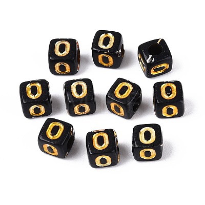 Opaque Acrylic Beads SACR-T035-20N-1