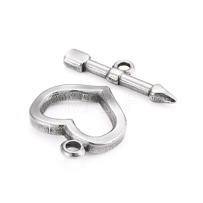 304 Stainless Steel Toggle Clasps STAS-D142-02A-P-1