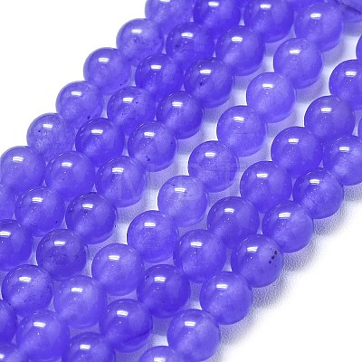Natural Malaysia Jade Beads Strands G-L645-C01-6mm-06-1