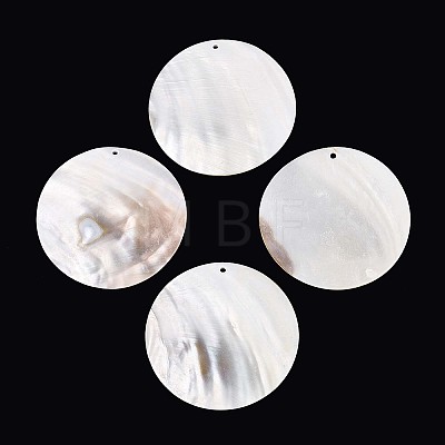 Natural Freshwater Shell Big Pendants SHEL-T020-47A-1