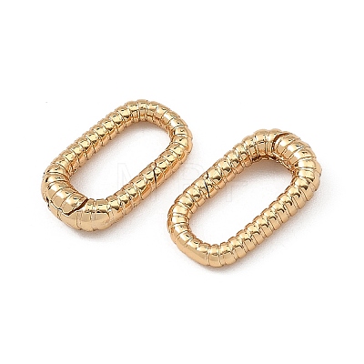 SHEGRACE Brass Spring Gate Rings XGRQ58095-756G-1