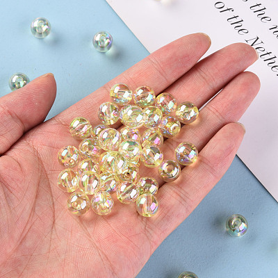 Transparent Acrylic Beads MACR-S370-B10mm-728-1