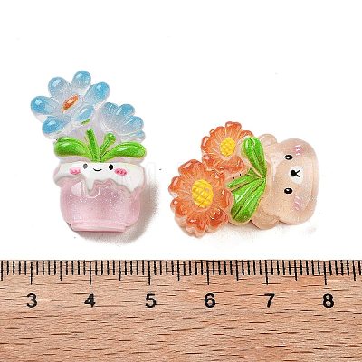 Translucent Resin Decoden Cabochons RESI-S04-03-1