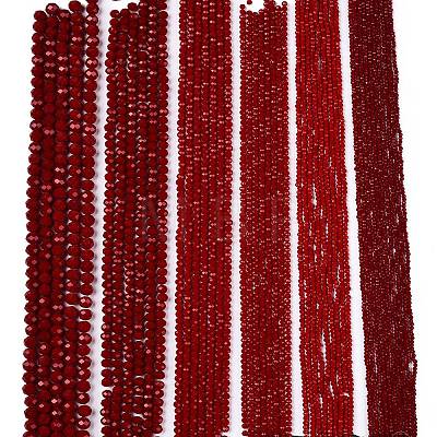 Opaque Solid Color Imitation Jade Glass Beads Strands LS-EGLA-A044-P4mm-D02-1