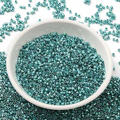 Electroplate Glass Seed Beads SEED-S042-01B-17-1