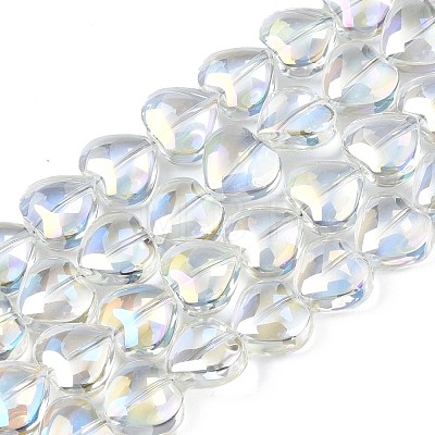 Electroplate Glass Beads Strands EGLA-S188-14-B03-1