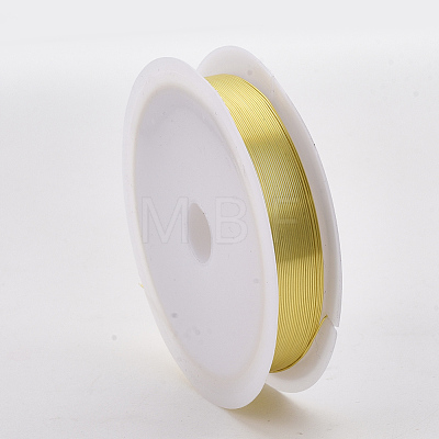 Round Copper Jewelry Wire X-CWIR-Q006-0.5mm-G-1