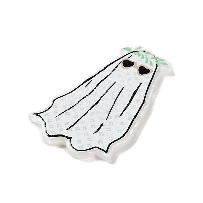 Halloween Theme Opaque Acrylic Pendants SACR-Z006-01B-1