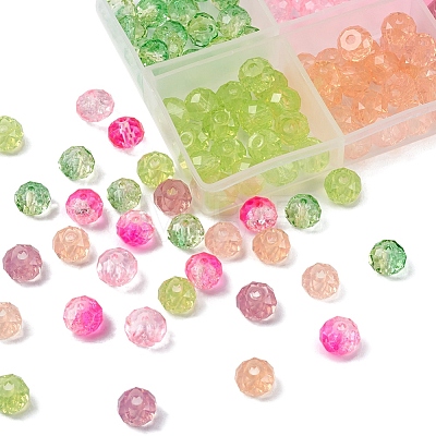 6 Style Imitation Gemstone & Opal Style Resin Beads and Glass Beads RESI-YW0001-14-1