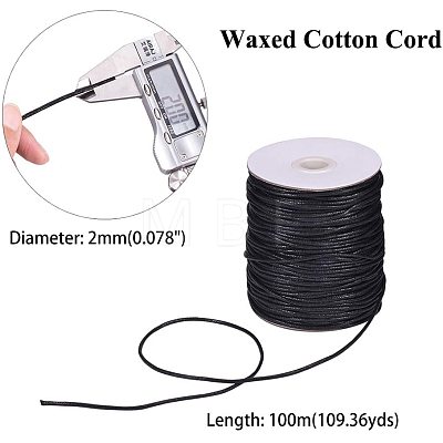 Waxed Cotton Thread Cords YC-PH0002-17-1