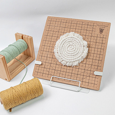 Square Cork Blocking Mats for Knitting TOOL-WH0159-52B-1