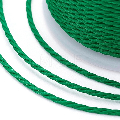 Round Waxed Polyester Cord X-YC-G006-01-1.0mm-18-1