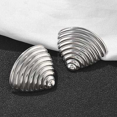 304 Stainless Steel Studs Earrings for Women EJEW-K306-22P-1