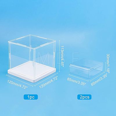 SUPERFINDINGS Transparent Acrylic & Plastic Display Box CON-FH0001-43-1