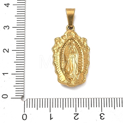 Religion 304 Stainless Steel Pendants STAS-H264-13F-AG-1