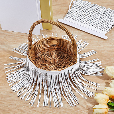 PU Imitation Leather Tassel Ribbon DIY-GF0013-45B-1