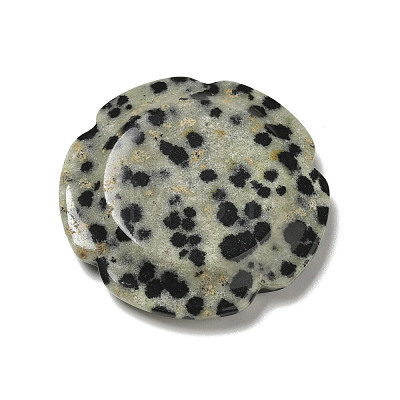 Natural Dalmatian Jasper Worry Stones G-E586-01S-1