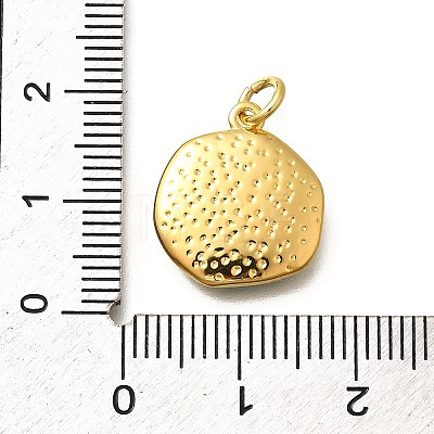 Brass Enamel Pendants KK-Q043-11G-B-1