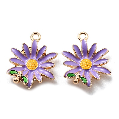 Alloy Enamel Pendants FIND-H016-01G-01-1