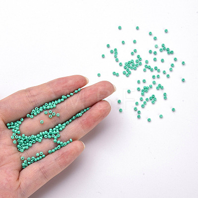 11/0 Grade A Baking Paint Glass Seed Beads X-SEED-N001-A-1030-1