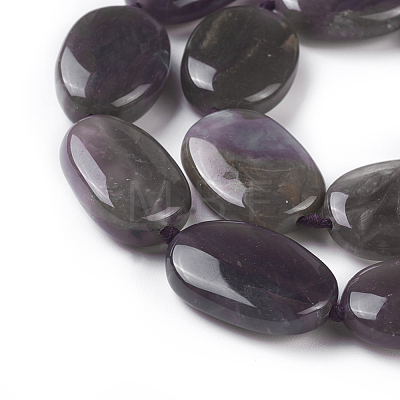Natural Purple Agate Beads Strands G-F645-01-1