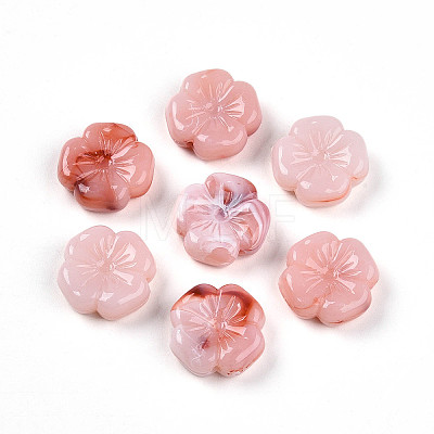 Transparent Acrylic Beads TACR-T028-40B-1