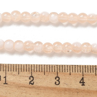 Crackle Glass Beads Strands GLAA-U001-4mm-05-1